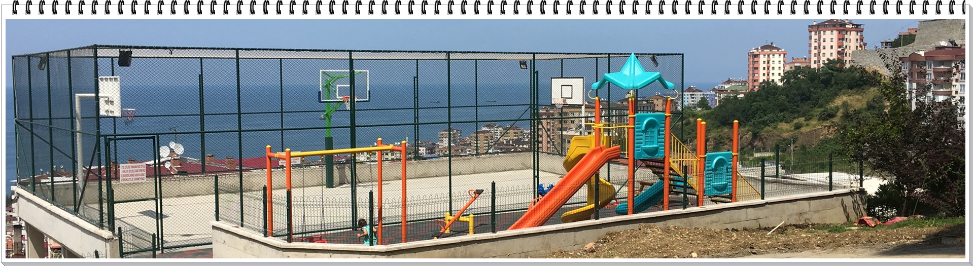 Trabzon Öz Karadeniz Tel Örgü San. Panel Çit Spor sahası